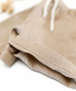 Leinen Bermuda Chino Shorts für Mädchen und Jungen - knielang